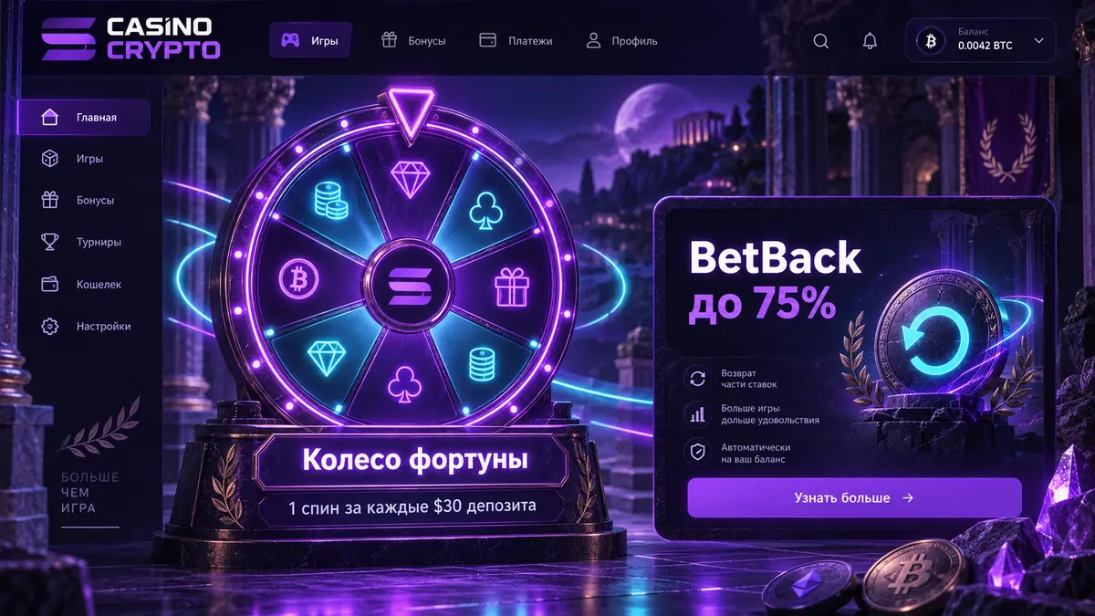 Колесо фортуны и программа BetBack в кабинете