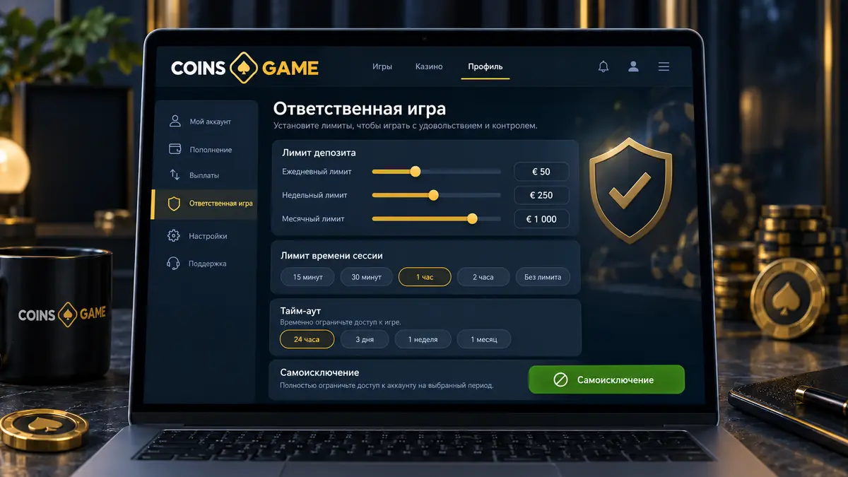 Раздел самоограничения и лимитов