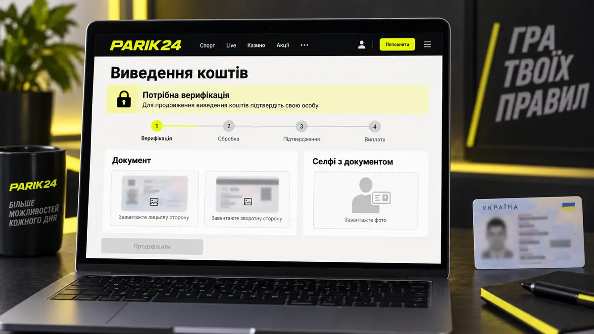 Форма верифікації документів перед виведенням