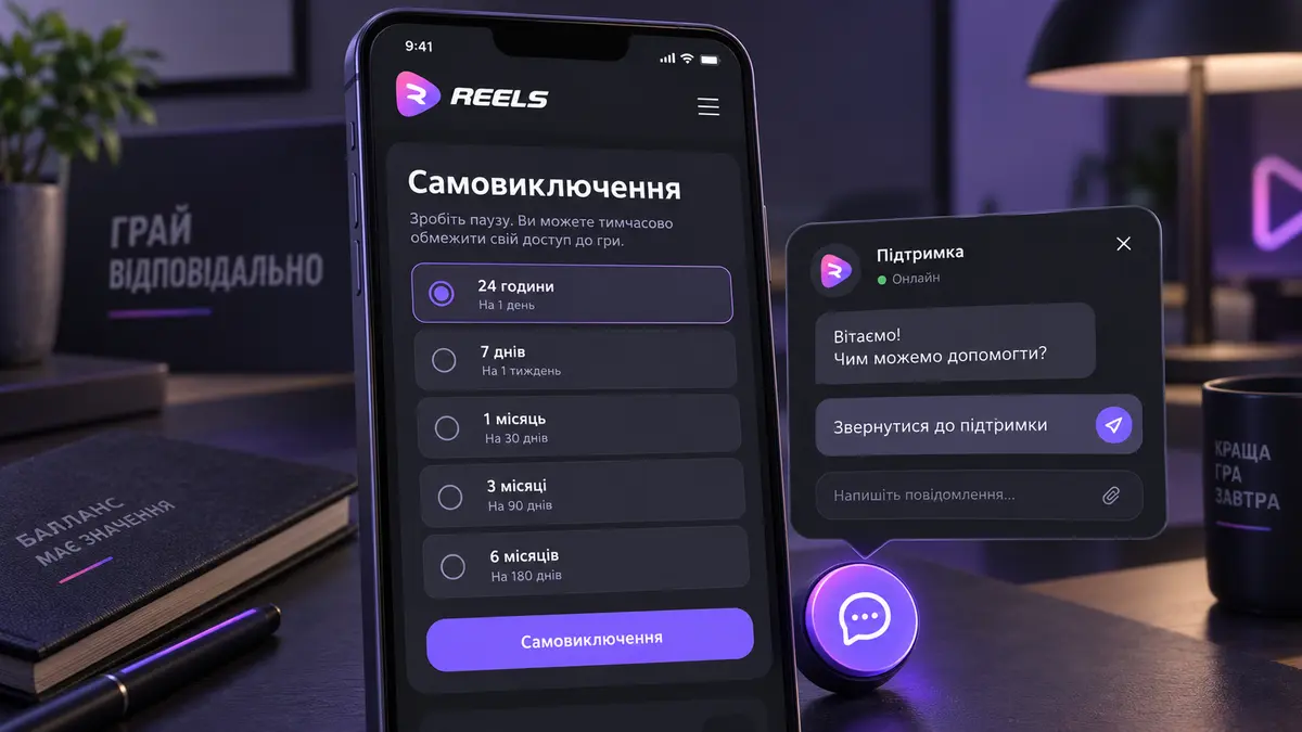 Розділ самообмеження та звернення до підтримки