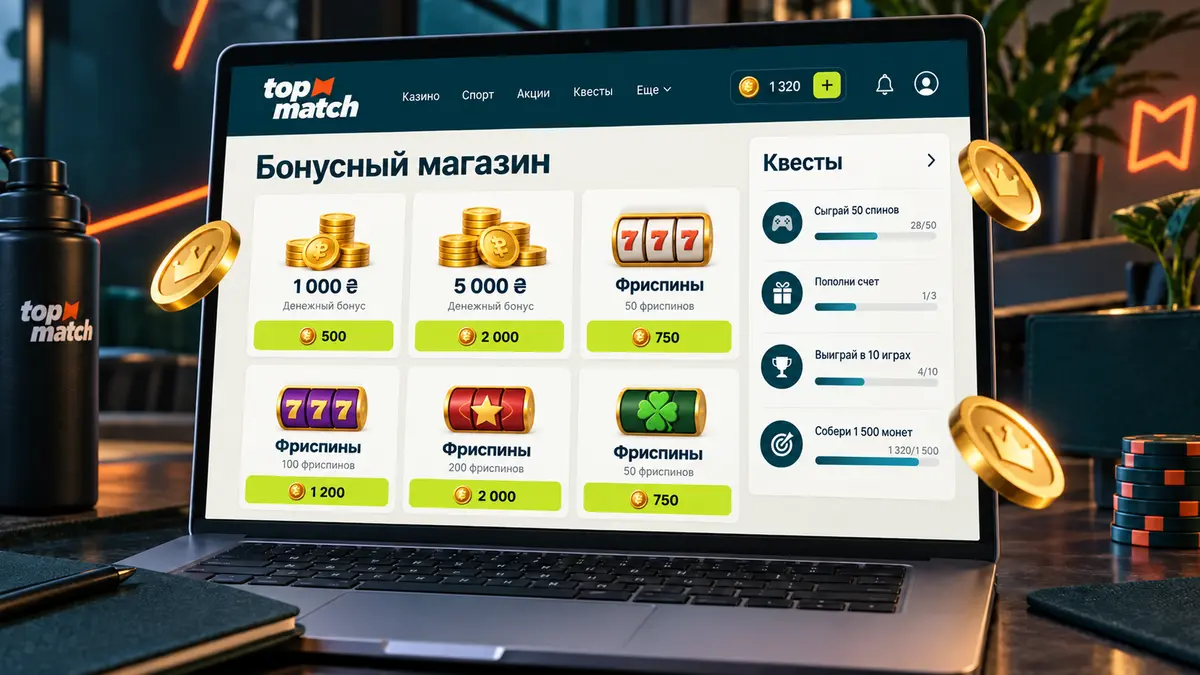 Бонусный магазин с обменом квестовой валюты